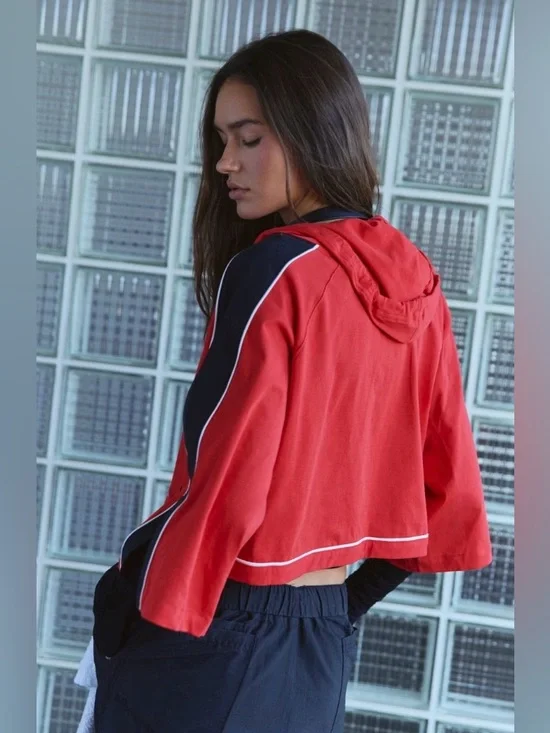 Free People Movement ~ Outfield Layer ~ XS ~  Cropped Hoodie ~ NWT - Picture 4 of 12